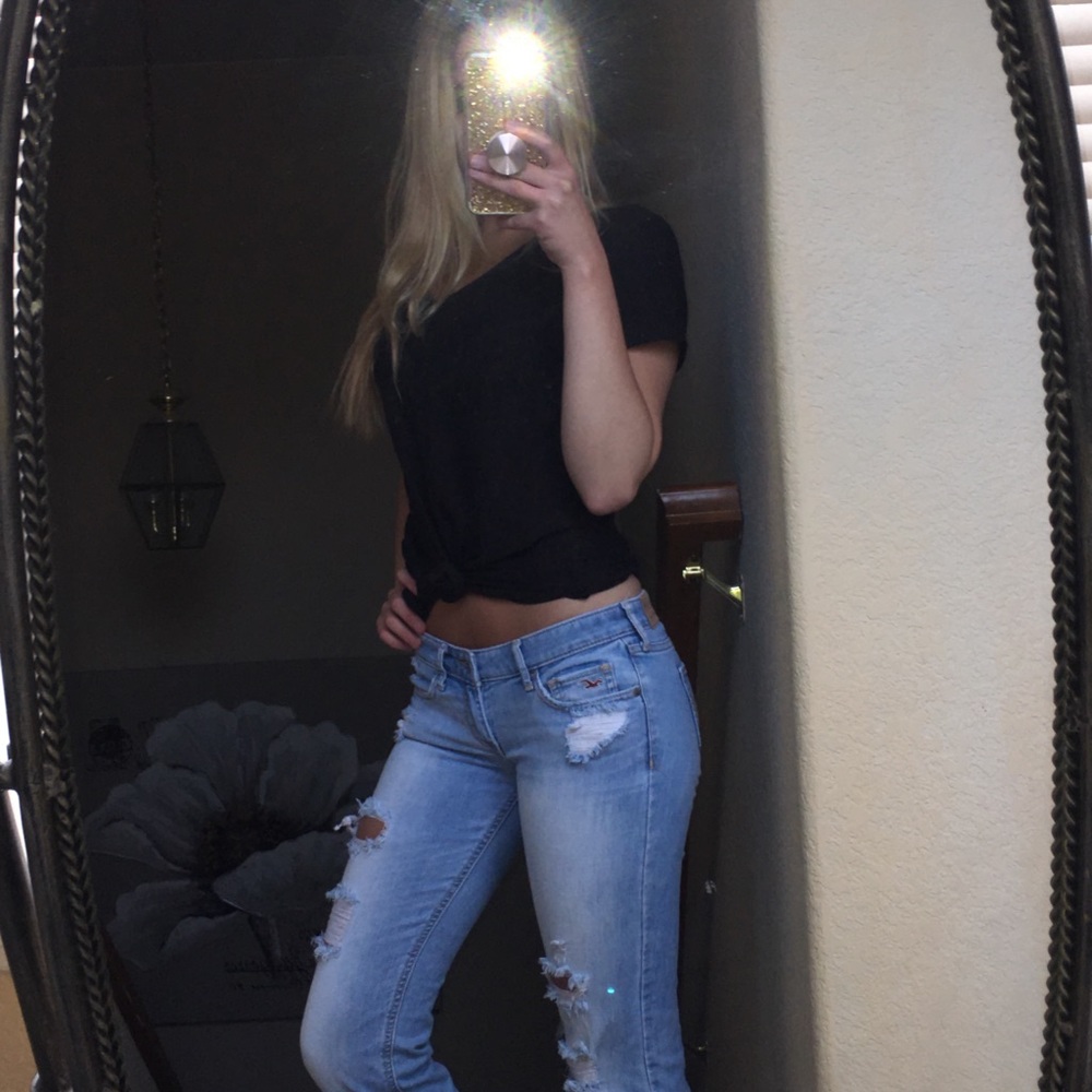 Distressed Hollister Skinny Jeans